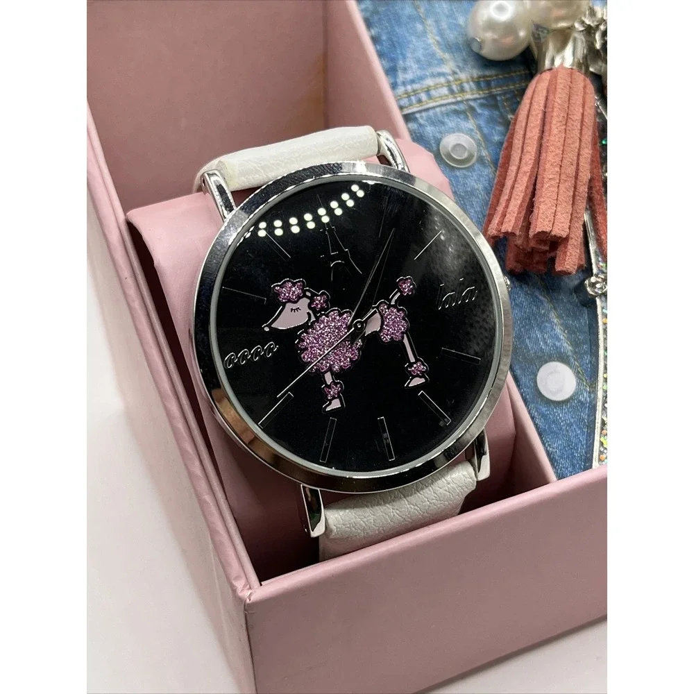 Accutime Women's Watch and Keychain Set‎ Eifel Tower- New in Box
